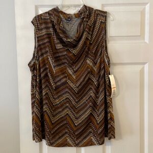 Rafaella Women’s Shirt size 2X brand new length 28” bust 48”